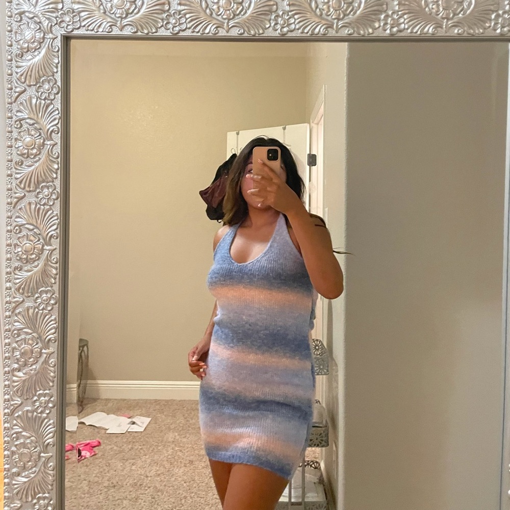 verge girl summer road trips knit mini dress